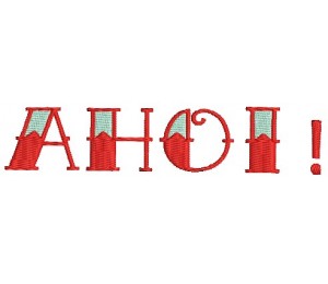 Stickdatei Hello Sailor Ahoi